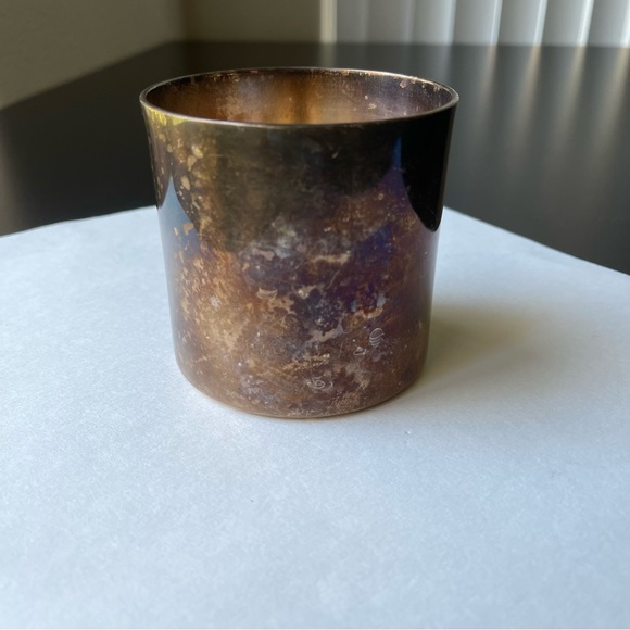 Valero E.P.B. Made In Spain Silver Plated 1 Cup -Rare Design- Top Opening -Small - Picture 4 of 9